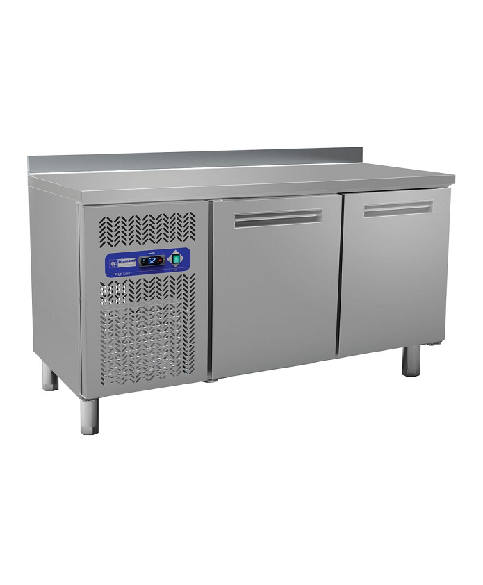 Table frigorifique avec dosseret 2 portes GN1/1