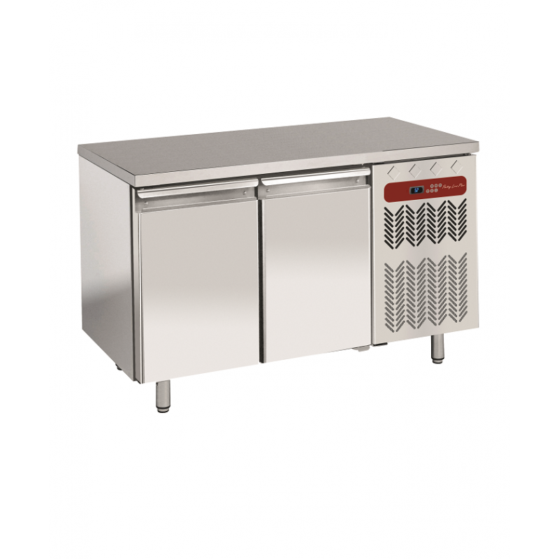 Table réfrigérée négative ventilée en 600x400 2 portes