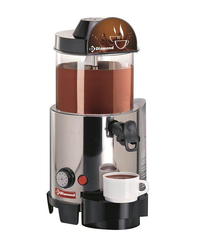 Distributeur de chocolat chaud 5l, boisson chaude café lait thé mélangeur  de chocolat chaud Machine pour Bar