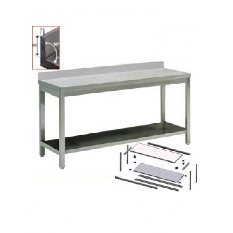 Table inox Largeur 1800mm - Profondeur 800mm disponible sur