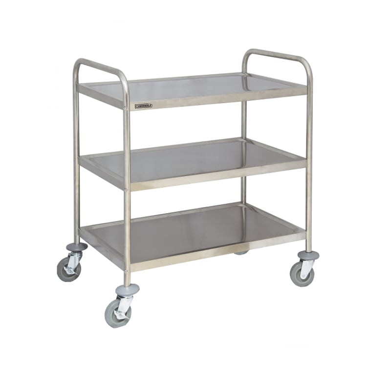 Chariot inox 3 plateaux