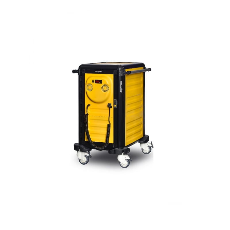 Chariot étuve chauffante pour repas