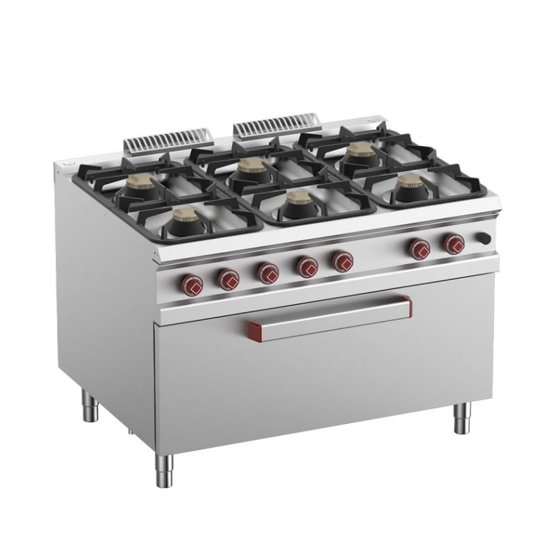 Fourneau gaz avec four Maxi