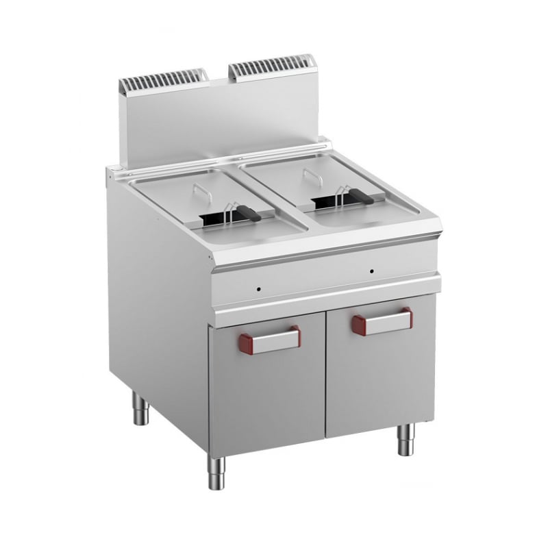 Friteuse gaz 2x18L