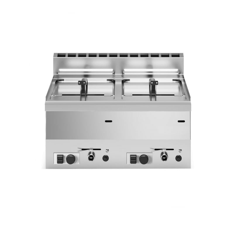 Friteuse gaz 2x8L