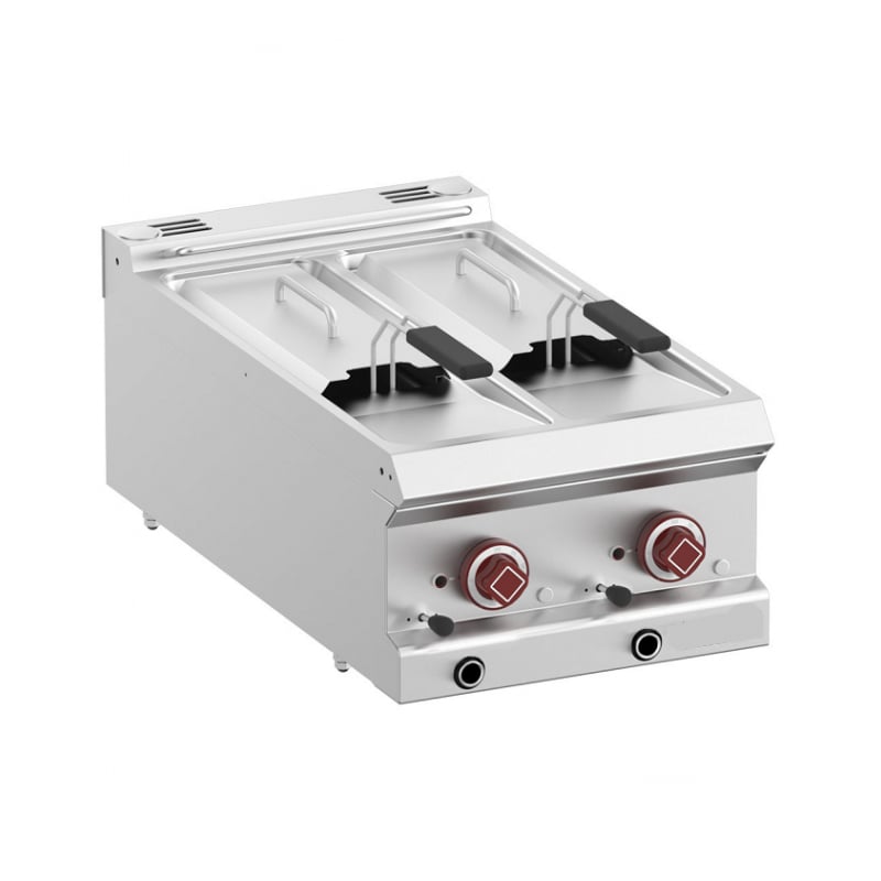 Friteuse électrique 2 cuves 6L