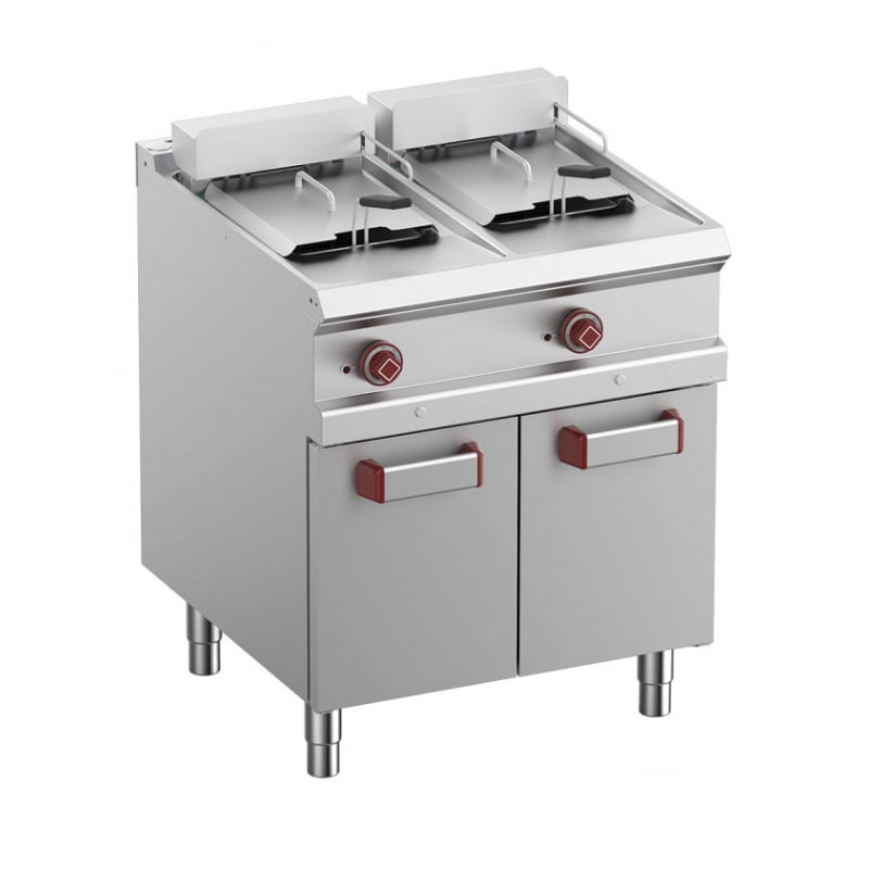 Friteuse électrique 2x13L sur armoire