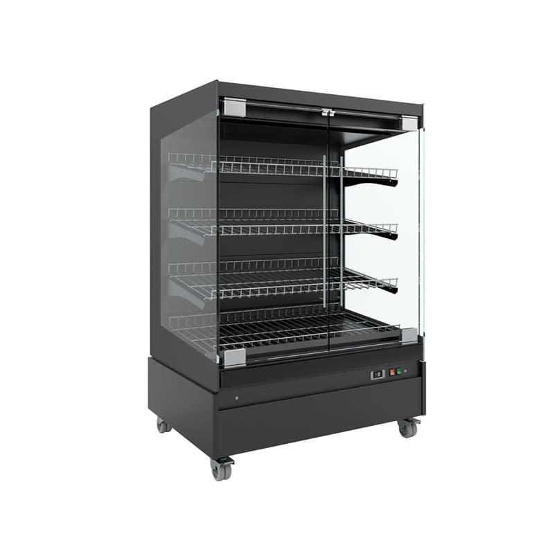 Vitrine chauffante 3 niveaux 2 portes