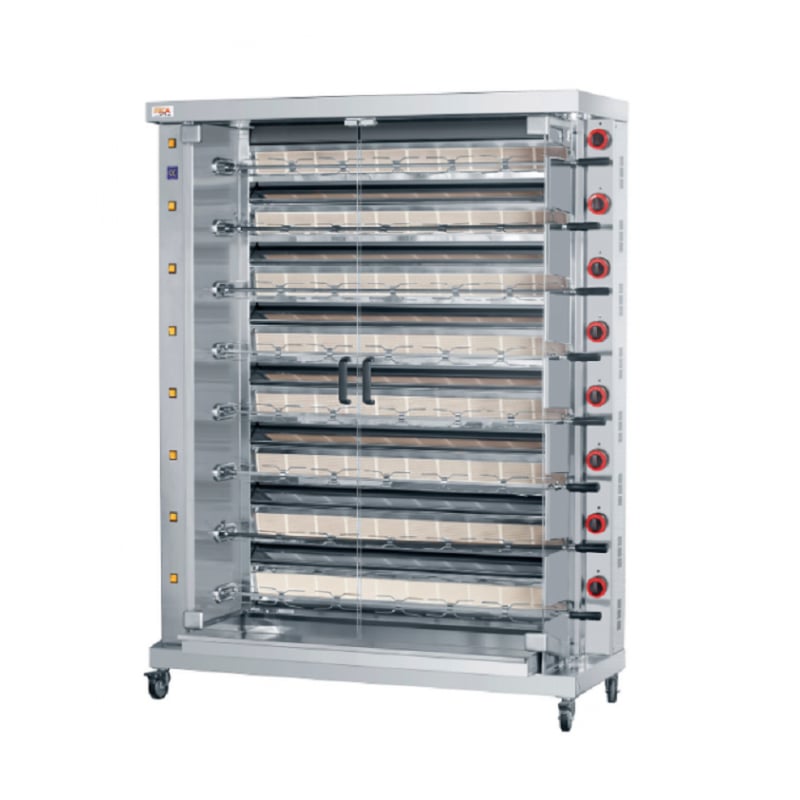 Multi-rôtissoire gaz 6 broches