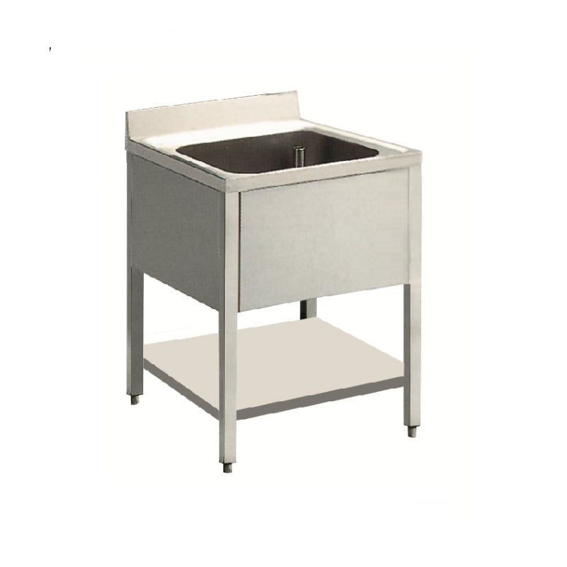 Plonge démontable 1 cuve largeur 800mm