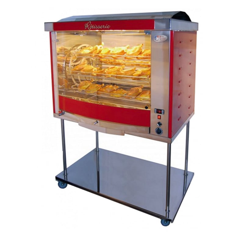 Rôtissoire à balancelles FUSION 7 sur châssis