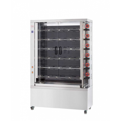 Rotissoire electrique vitroceramique doubles broches feca