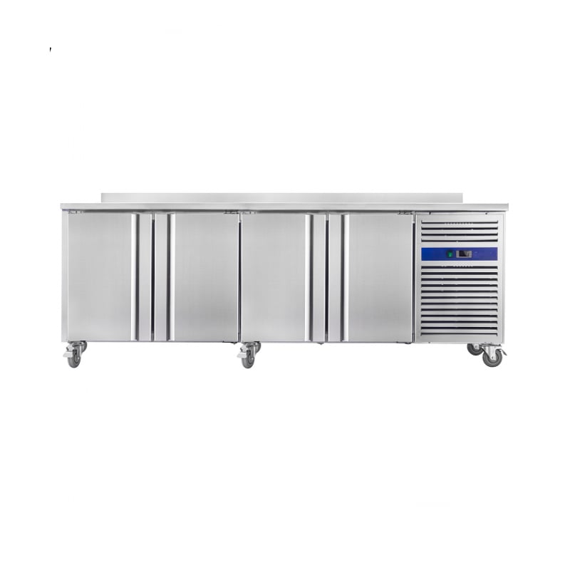 Table réfrigérée adossée 4 portes