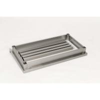 Table inox centrale demontable avec etagere 1514