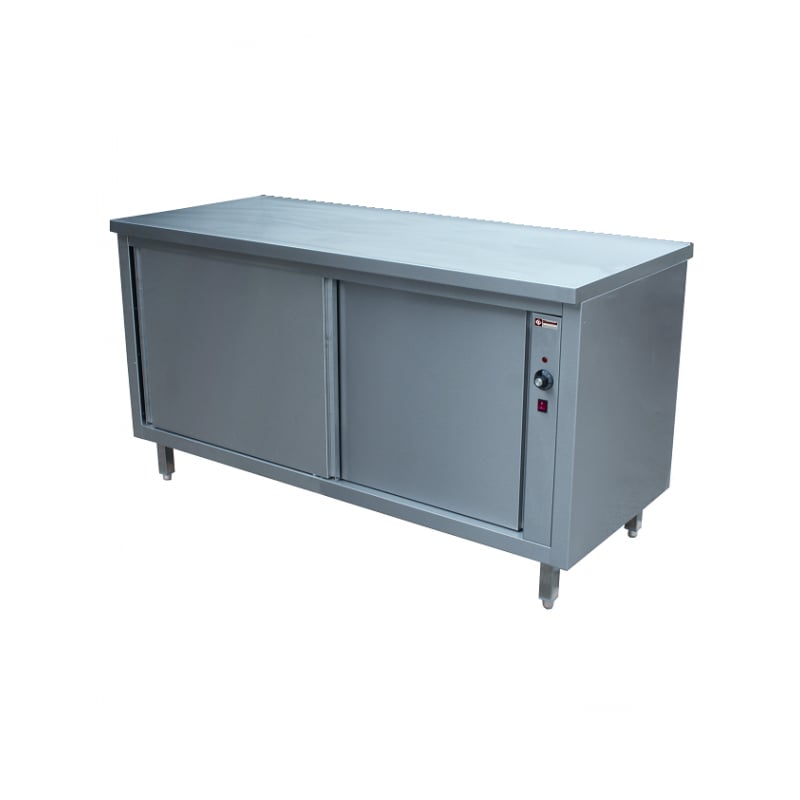 Table sur armoire chaude 2m