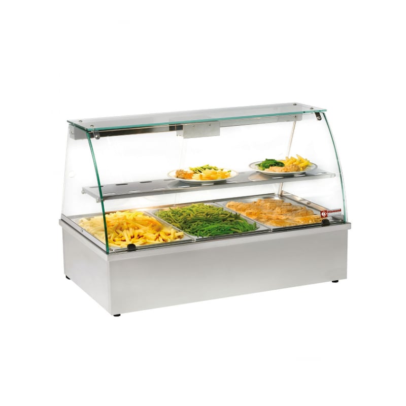 Vitrine bain-marie 3 GN1/1