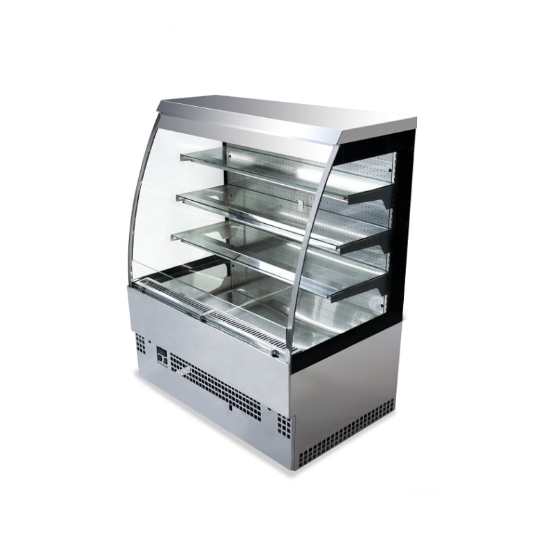 Vitrine réfrigérée ouverte semi-verticale 1.50m