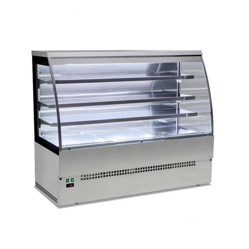 Vitrine réfrigérée ouverte semi-verticale 2.40m