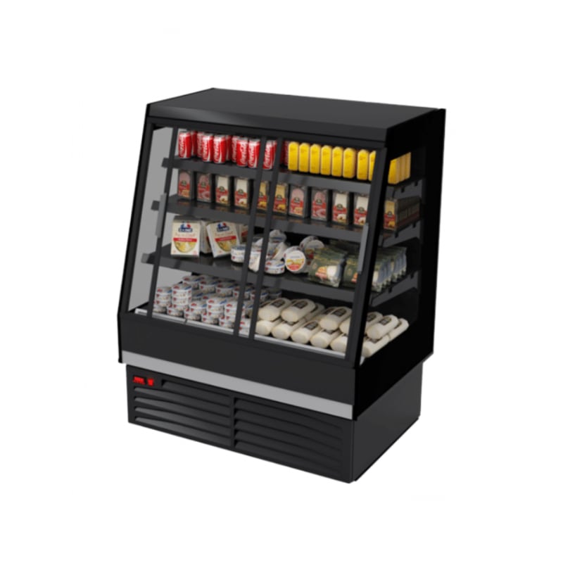 Vitrine semi-verticale réfrigérée 1m