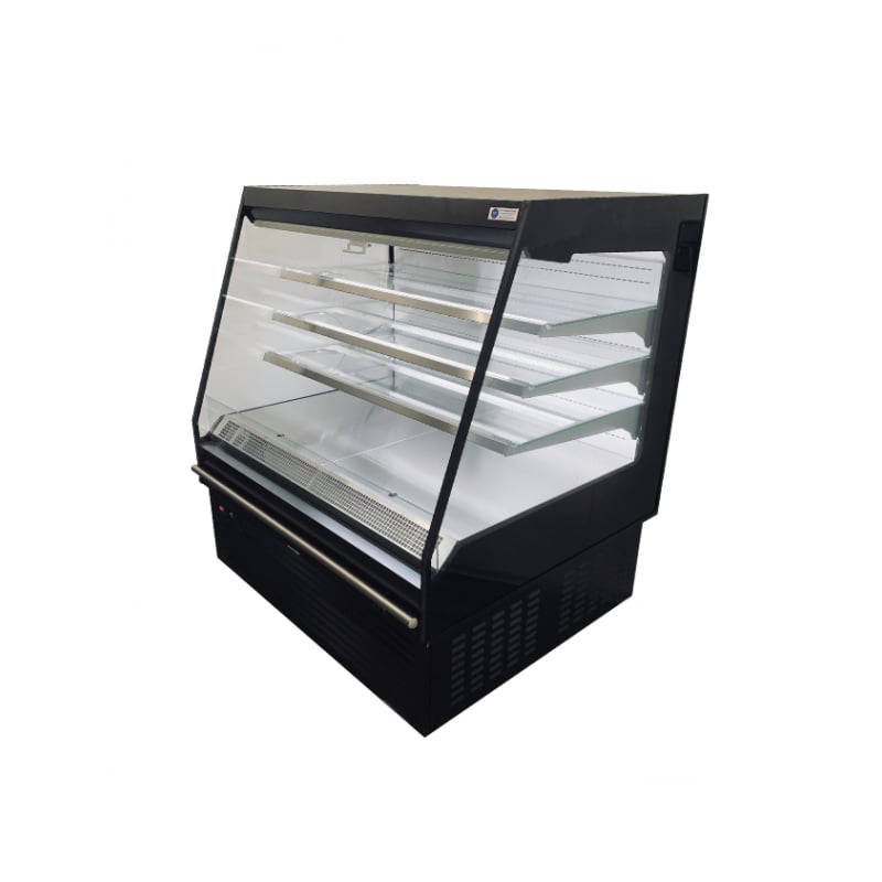 Vitrine semi-verticale réfrigérée largeur 1.30m