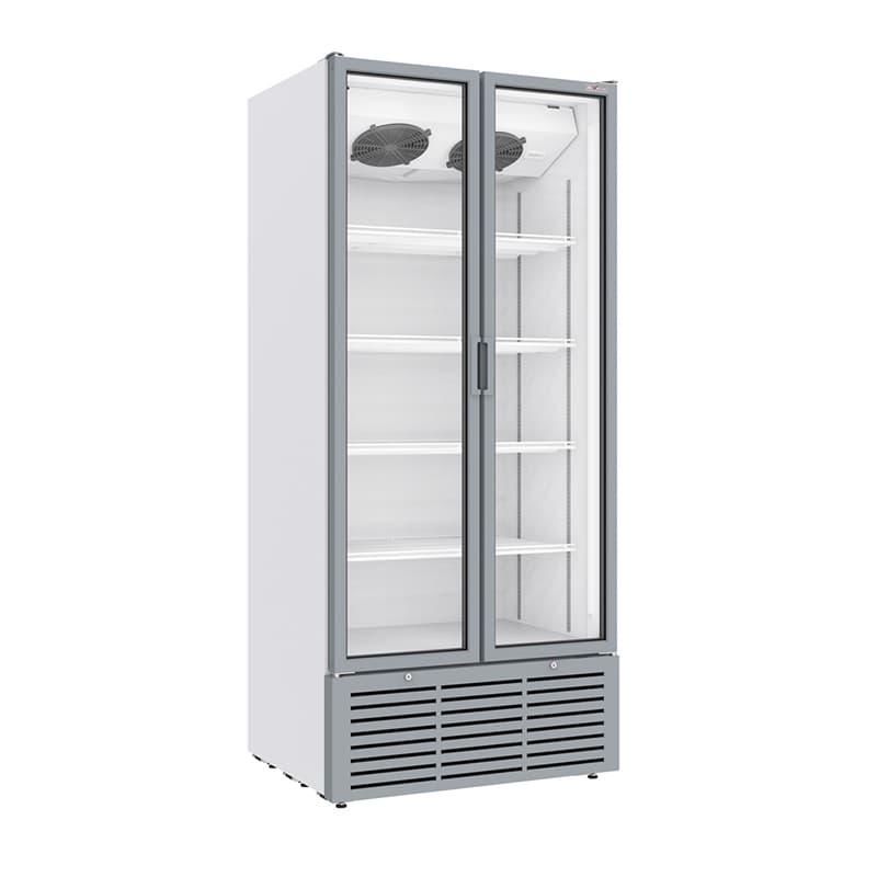 Vitrine à boissons portes battantes blanc