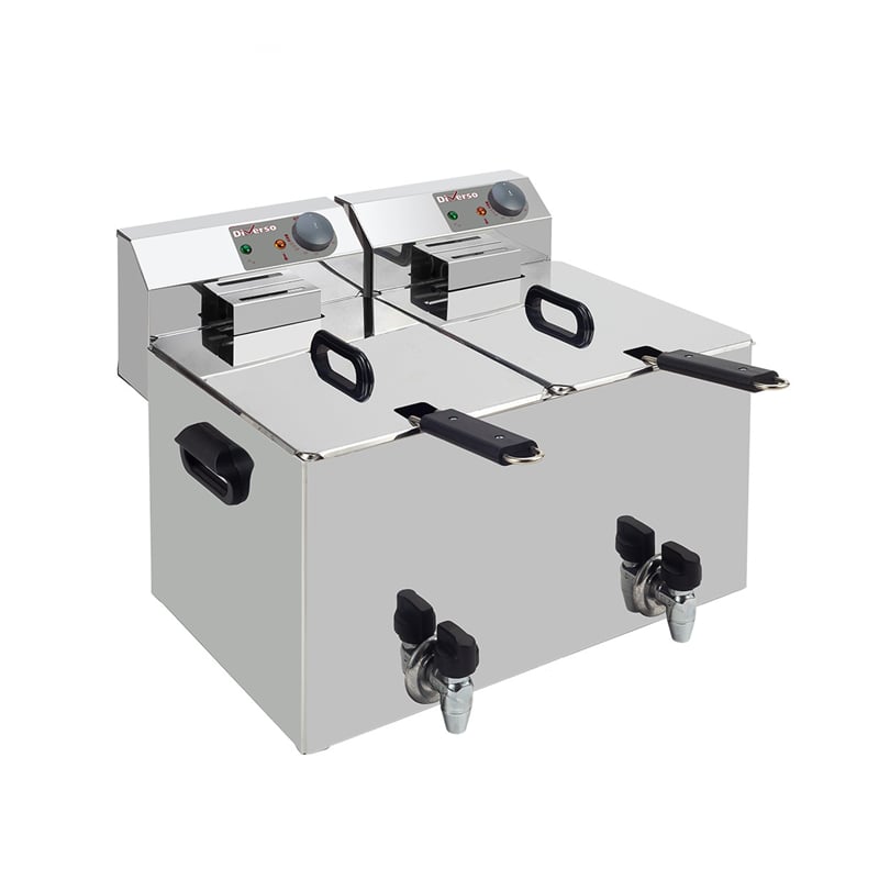 Friteuse de table électrique 2x8L