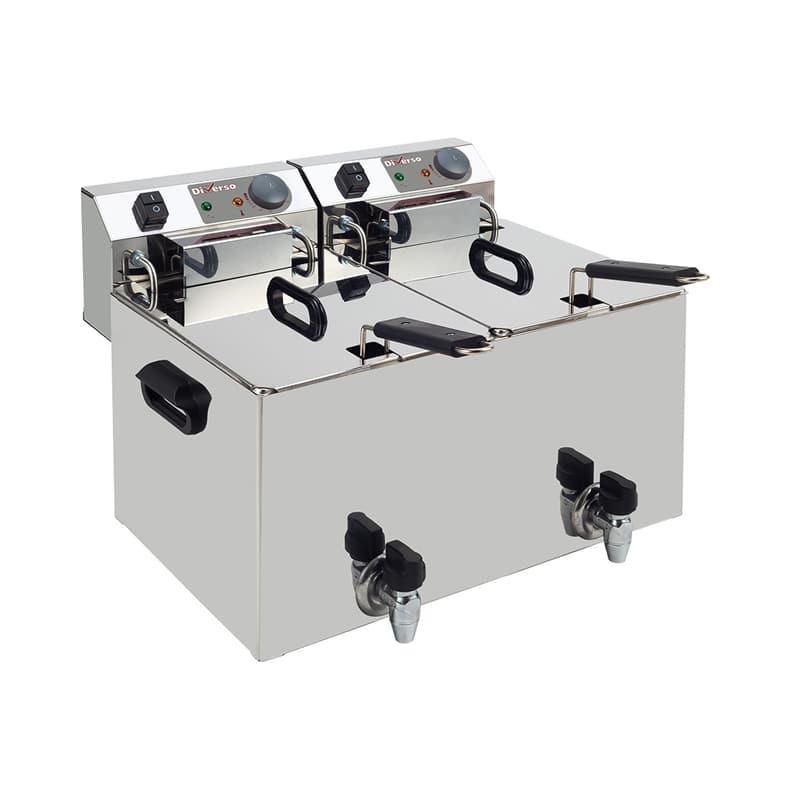 Friteuse électrique 2x10L