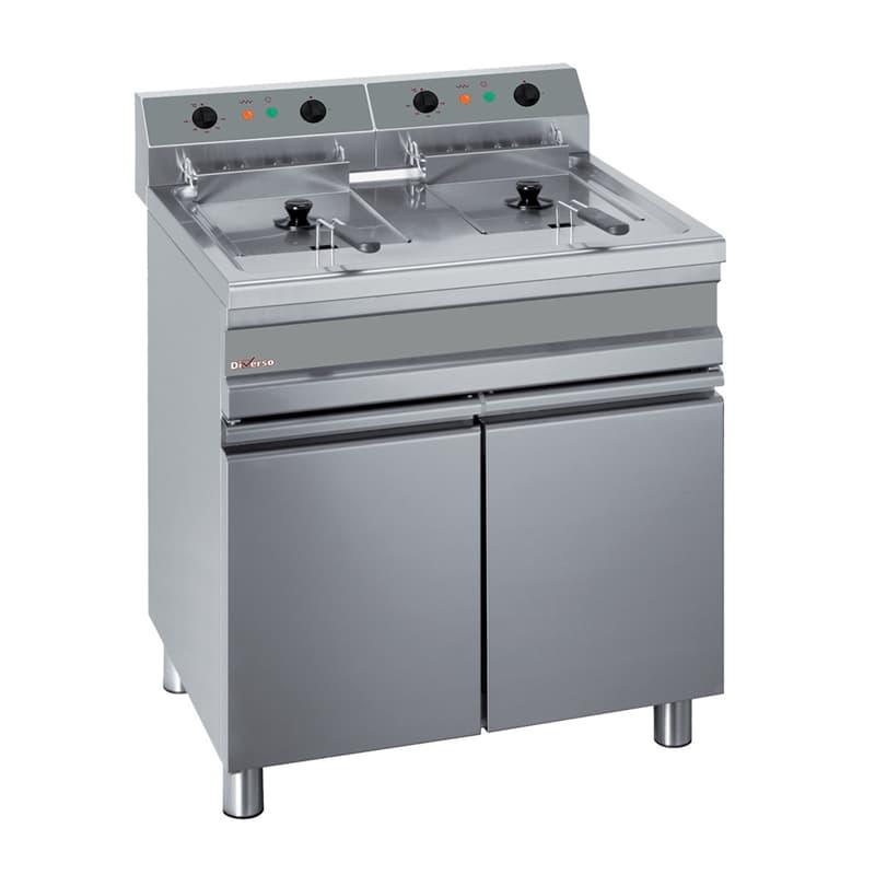 Friteuse sur meuble 2x14L